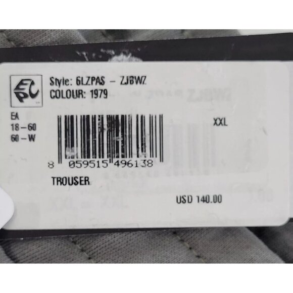 A|X ARMANI EXCHANGE Mens 2XL Falling Logo Jogger Track Pants Pewter Gray Trouser - Picture 7 of 10